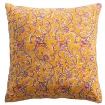Coussin 30x50 - jaune miel - Bois - Becquet