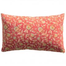 Coussin 30x50 - orange corail - Bois - Becquet