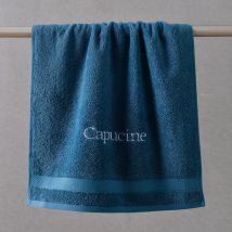 Serviette de toilette 50x100 - bleu pacifique - Coton - Becquet