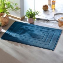 Tapis de bain 60x60 - bleu pacifique - Coton - Becquet