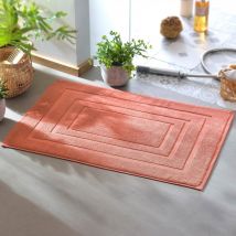 Tapis de bain 50x75 - orange terracotta - Coton - Becquet