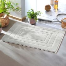 Tapis de bain 50x75 - gris galet - Coton - Becquet