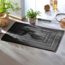 Tapis de bain 60x60 - noir - Coton - Becquet