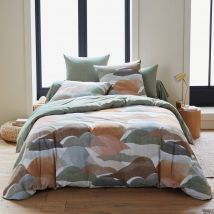 Housse de couette 240x220 - vert kaki - Coton - Becquet