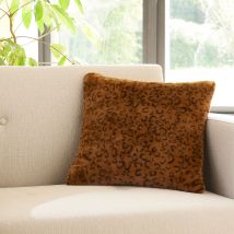 Housse de coussin 45x45 - marron caramel - Becquet