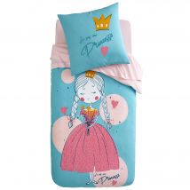 Drap-housse 90x190 - bleu - Becquet