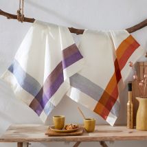 Torchons 50x70 lot de 4 - Multicolore - Coton - Becquet