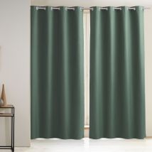 Rideau occultant L. 140 x H. 180 - vert - Becquet
