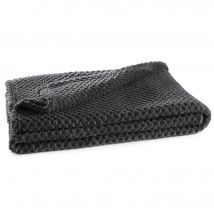 Plaid 130x150 - gris anthracite - Becquet