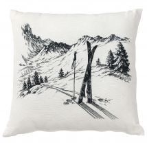 Coussin 45x45 - noir - Becquet