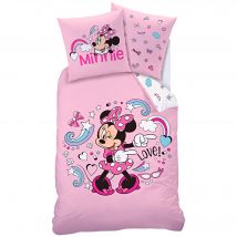Housse de couette 140x200 + 1 taie - rose - Coton - Becquet