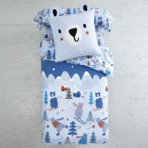 Housse de couette 200x200 - bleu - Coton - Becquet