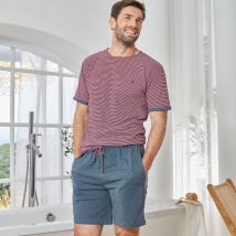 Pyjashort M - bleu chiné - Becquet
