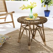 table ronde en rotin - naturel - Rotin - Becquet