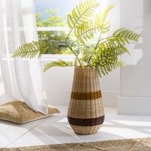 vase en bambou tressé - naturel - Bambou - Becquet