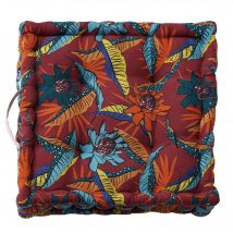 Coussin matelas 40x40 - orange terracotta - Coton - Becquet