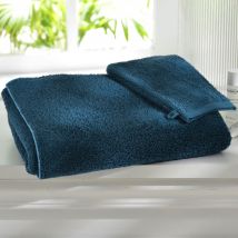 Serviette de toilette 50x100 - bleu pacifique - Coton - Becquet