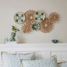 Déco murale 99x52cm - beige - Métal - Becquet