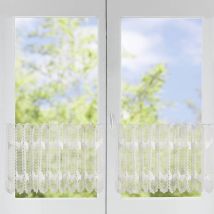 Brise-bise hauteur 58 cm - blanc écru - Becquet