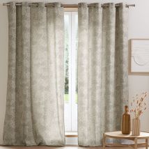 Rideau L. 135 x H. 180 - gris - Coton - Becquet