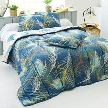 Couette légère 140x200 - bleu - Becquet