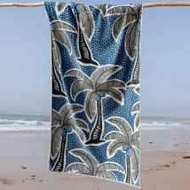 Drap de plage 90x180 - bleu - Coton - Becquet