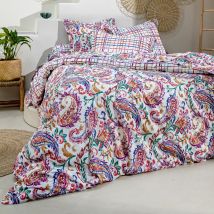 Drap 180x290 - Multicolore - Coton - Becquet