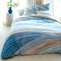Housse de couette 200x200 - bleu - Coton - Becquet