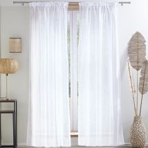Voilage L. 240 x H. 240 - blanc - Becquet