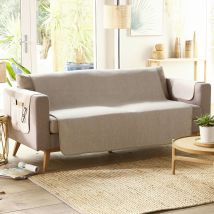 protège canapé 100x200 - beige - Becquet