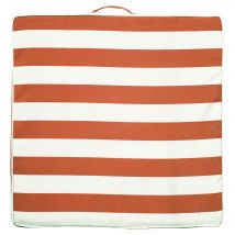 Coussin matelas 48x48x8 - orange terracotta - Becquet