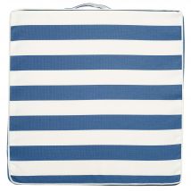 Coussin matelas 48x48x8 - bleu - Becquet