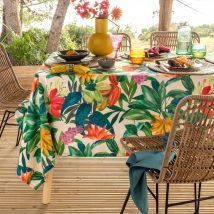 Nappe rectangulaire 140x250 - Multicolore - Coton - Becquet