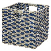 Panier bleu 31cm - bleu - Métal - Becquet