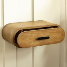 Chevet mural - beige foncé - Bois - Becquet