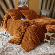 Housse de coussin 40x40 - marron caramel - Becquet