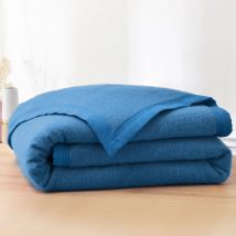 Plaid 150x220 - bleu - Becquet