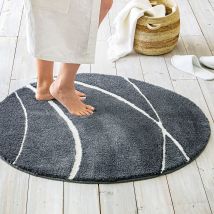 Tapis contour WC 50x45 - gris - Becquet