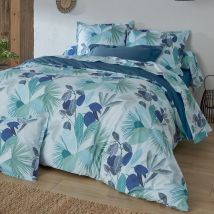Drap-housse 90x190x28 - bleu - Becquet