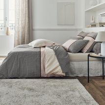 Drap-housse 180x200x28 - marron - Percale de coton - Becquet