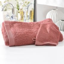 Drap de bain 100x150 - rose bois de rose - Coton - Becquet