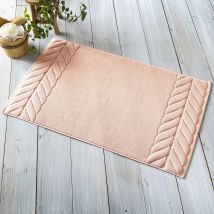 Tapis de bain 50x80 - rose nude - Coton - Becquet