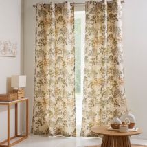 Rideau L. 135 x H. 260 - vert - Coton - Becquet