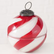Bougie boule 9cm - rouge - Bois - Becquet