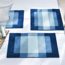 Tapis de bain 60x60 - bleu - Becquet
