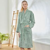 Peignoir de bain L - bleu céladon - Coton - Becquet