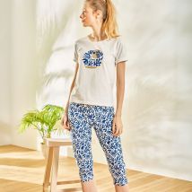 Pyjacorsaire XL - bleu porcelaine - Coton - Becquet