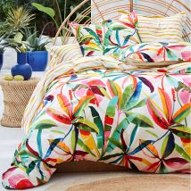 Drap-housse 90x190x28 - Multicolore - Coton - Becquet