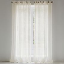 Voilage L. 145 x H. 240 - blanc écru - Becquet
