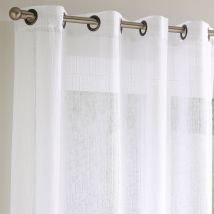 Voilage L. 140 x H. 260 - blanc - Becquet